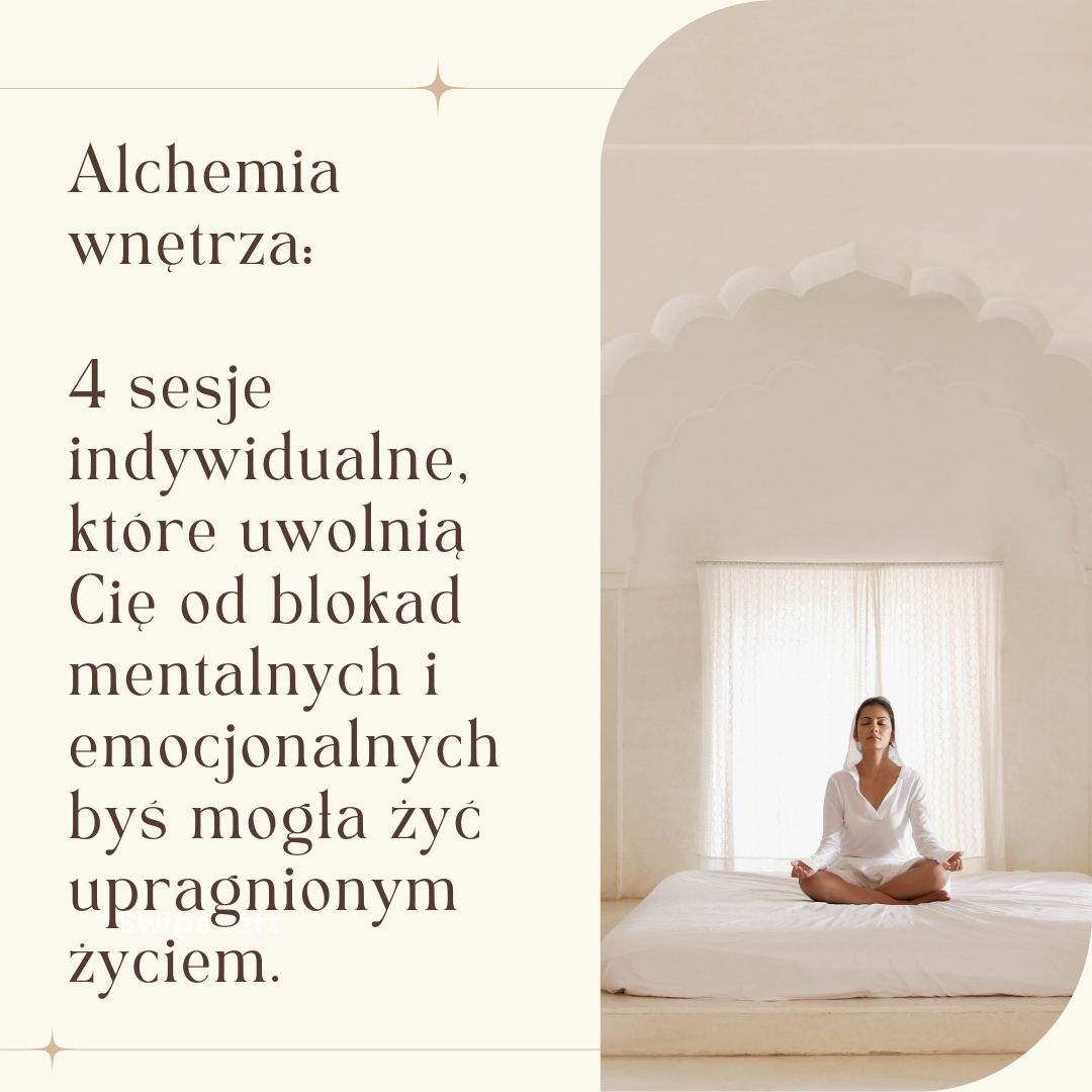Alchemia wnętrza. 4 sesje indywidualne